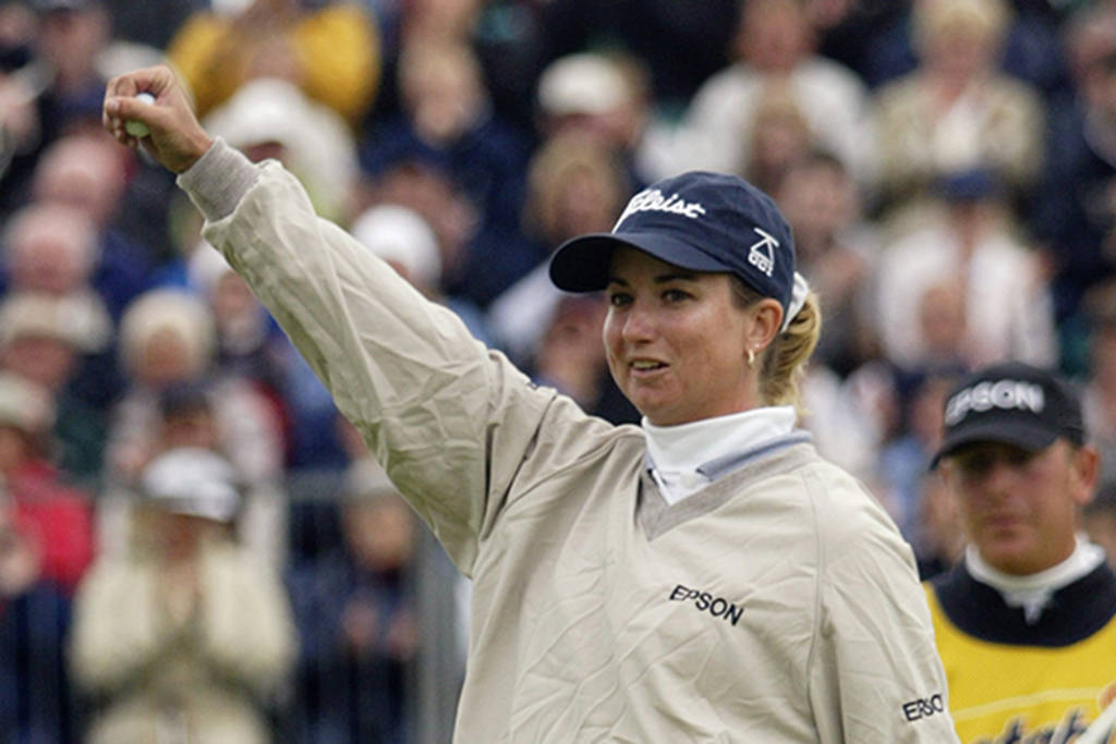 Karrie Webb at the AIG Women's Open in 2002
